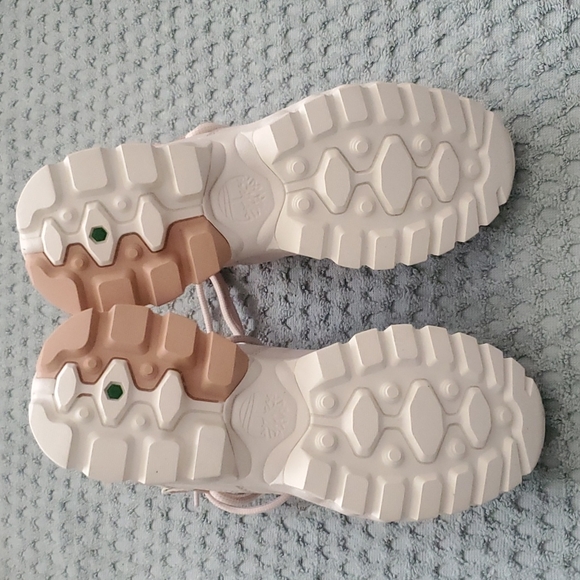 NEW Timberland Women's Waterproof Boots Blush Pink & White - Picture 8 of 10